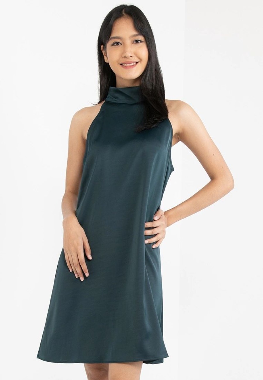 Women * | Banana Republic Sleeveless Slip Mini Dress