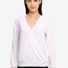 Women * | Banana Republic Crepe Banded Wrap Top