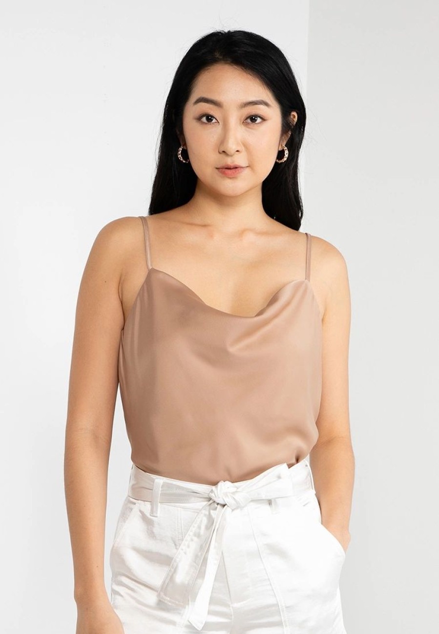 Women * | Banana Republic Cowl Neck Cami Top