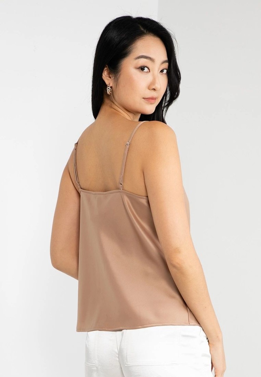 Women * | Banana Republic Cowl Neck Cami Top