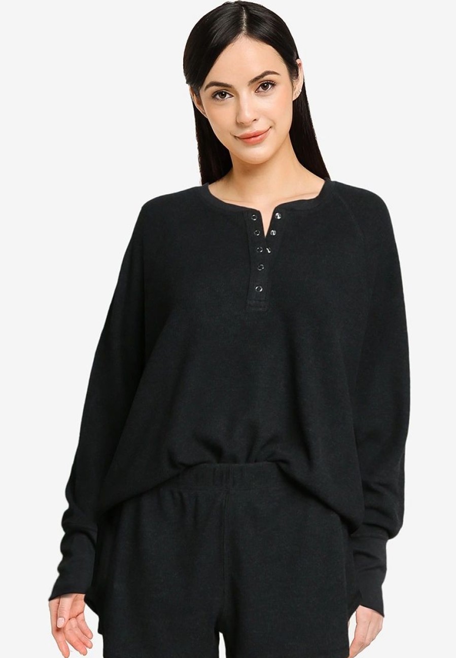 Women * | Banana Republic Olx Pj Ls Waffle Henley