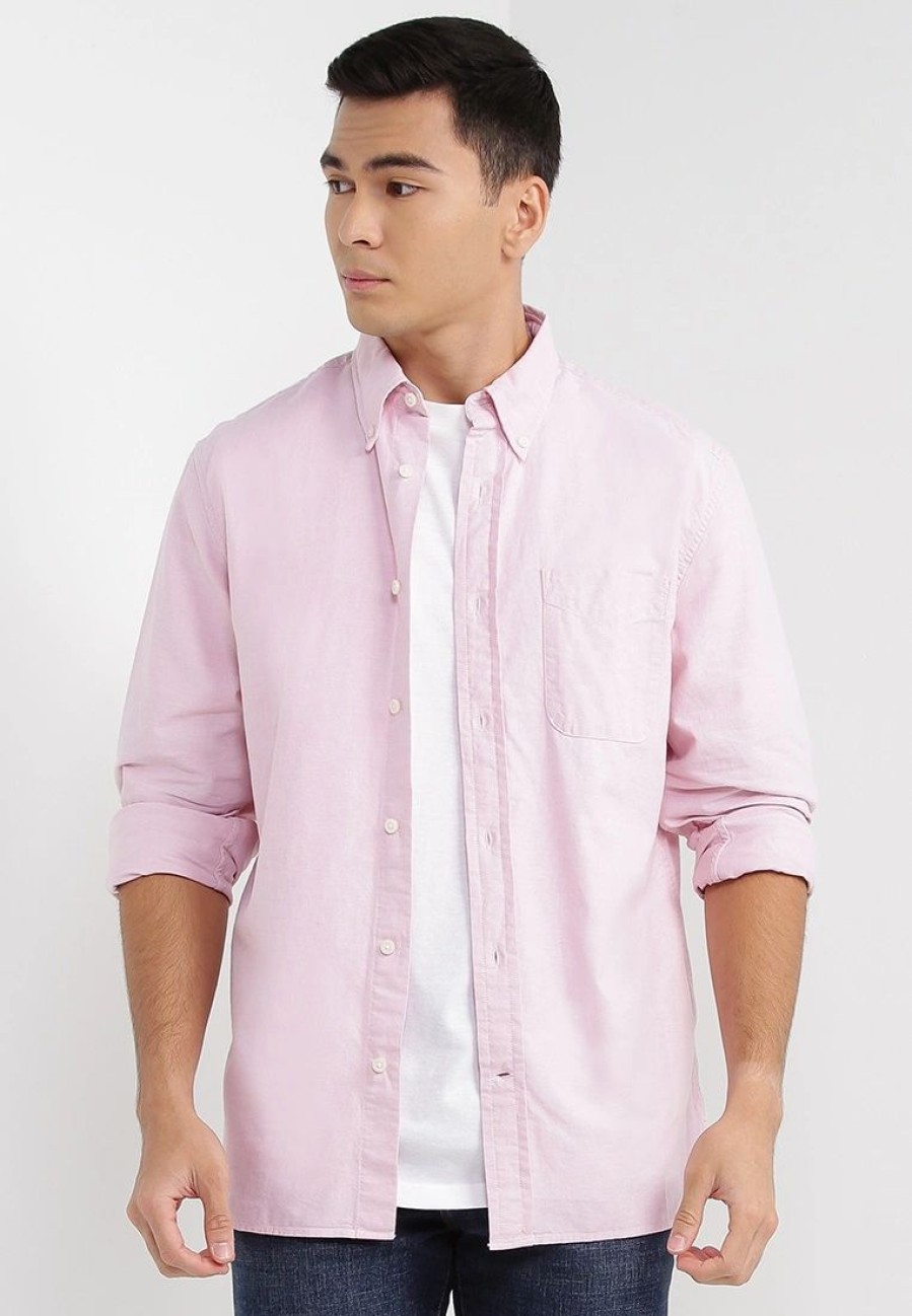 Men * | Banana Republic Fall Casual Oxford Shirt