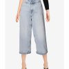 Women * | Banana Republic Wide Legs Crop Beale Wash Jeans