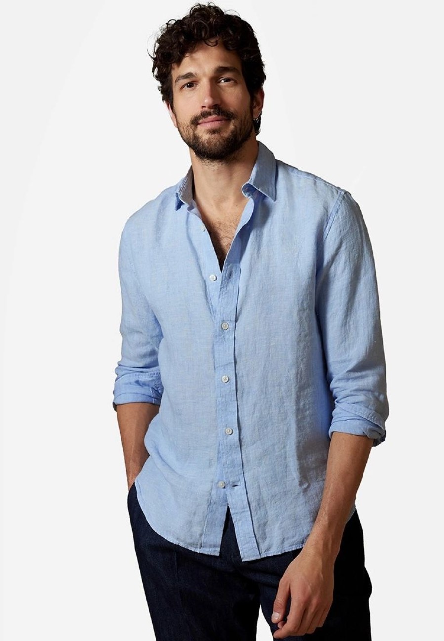 Men * | Banana Republic Linen Shirt