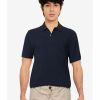 Men * | Banana Republic V Cotton Monogram Pique Polo