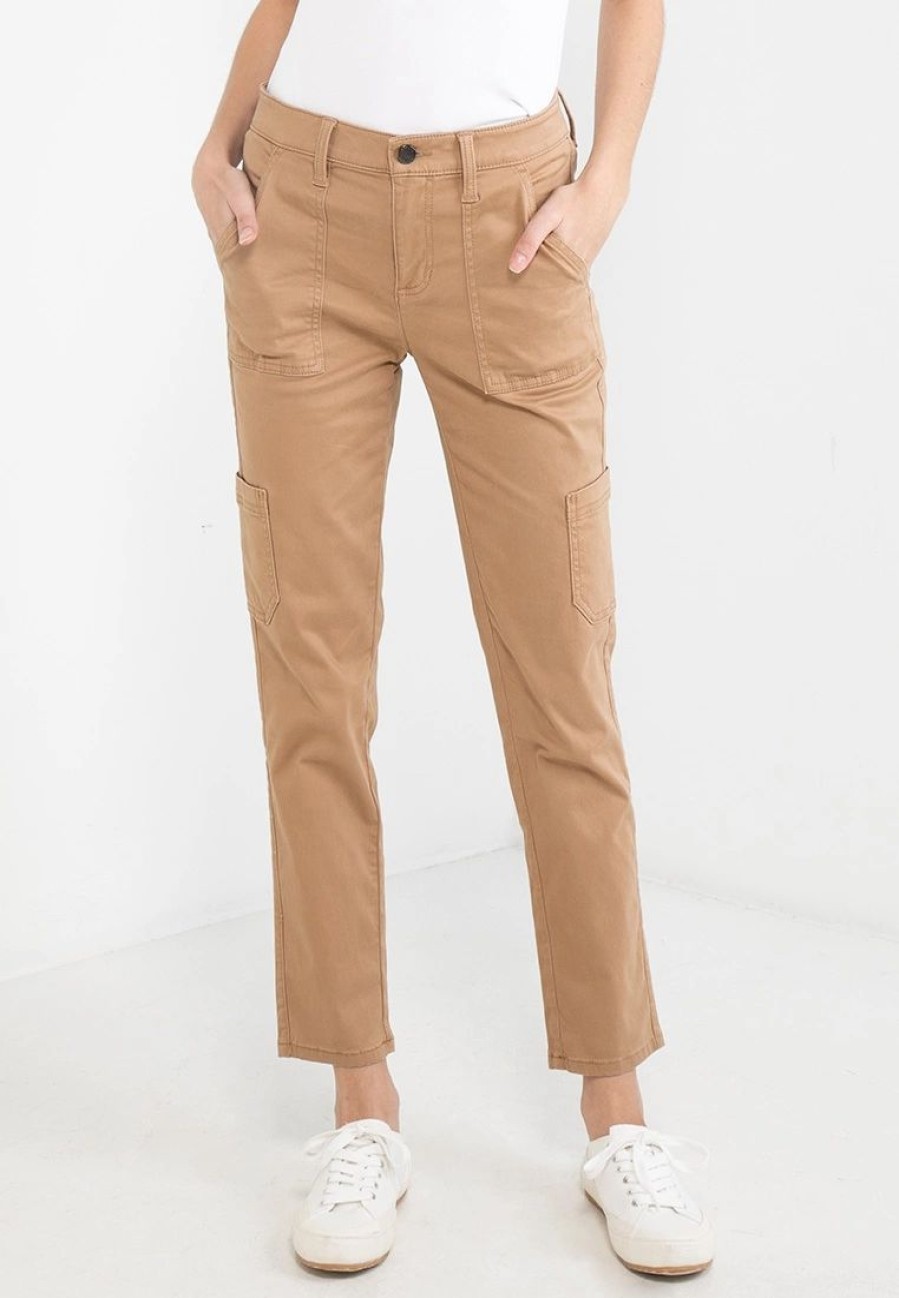 Women * | Banana Republic Sloan Cargo Chino Pants