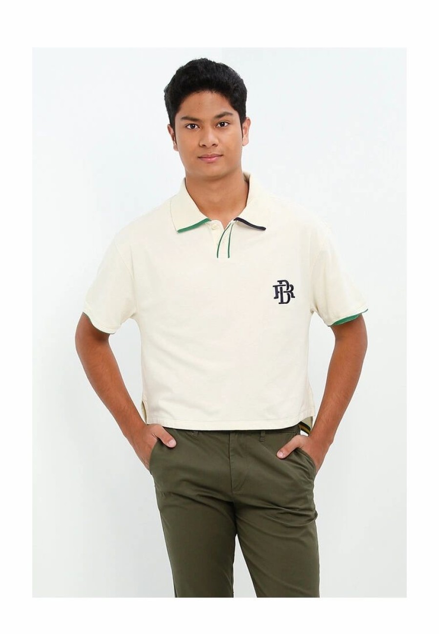 Men * | Banana Republic Athletics Cropped Polo Shirt