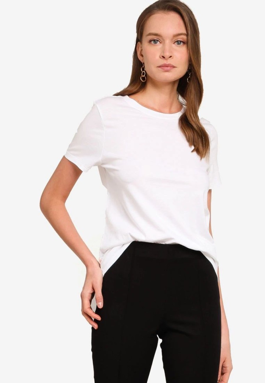 Women * | Banana Republic Supima Cotton Crew-Neck T-Shirt