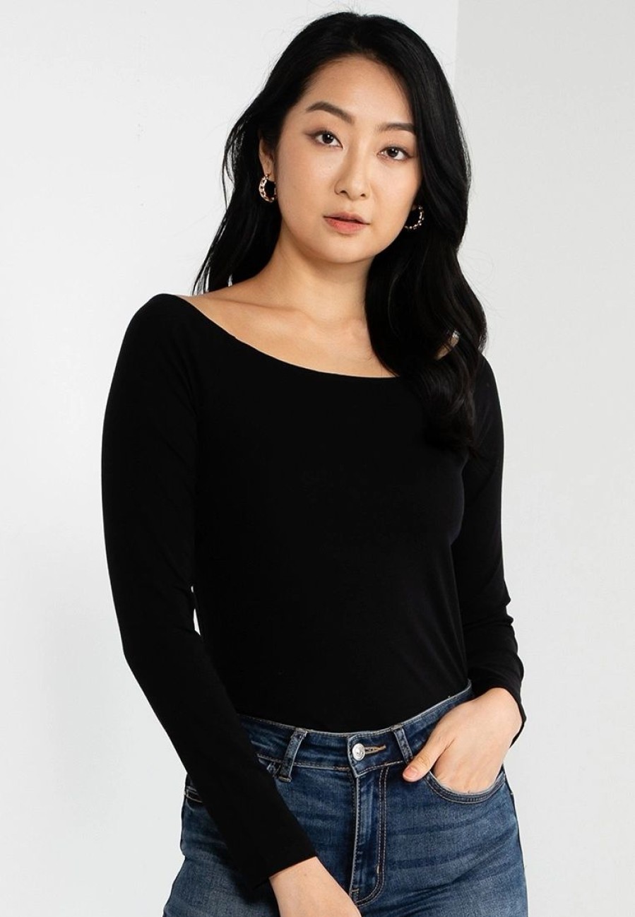 Women * | Banana Republic Boat Neck Top