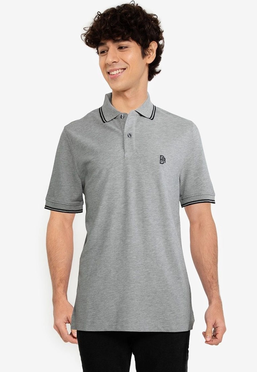 Men * | Banana Republic Tipped Pique Polo Shirt