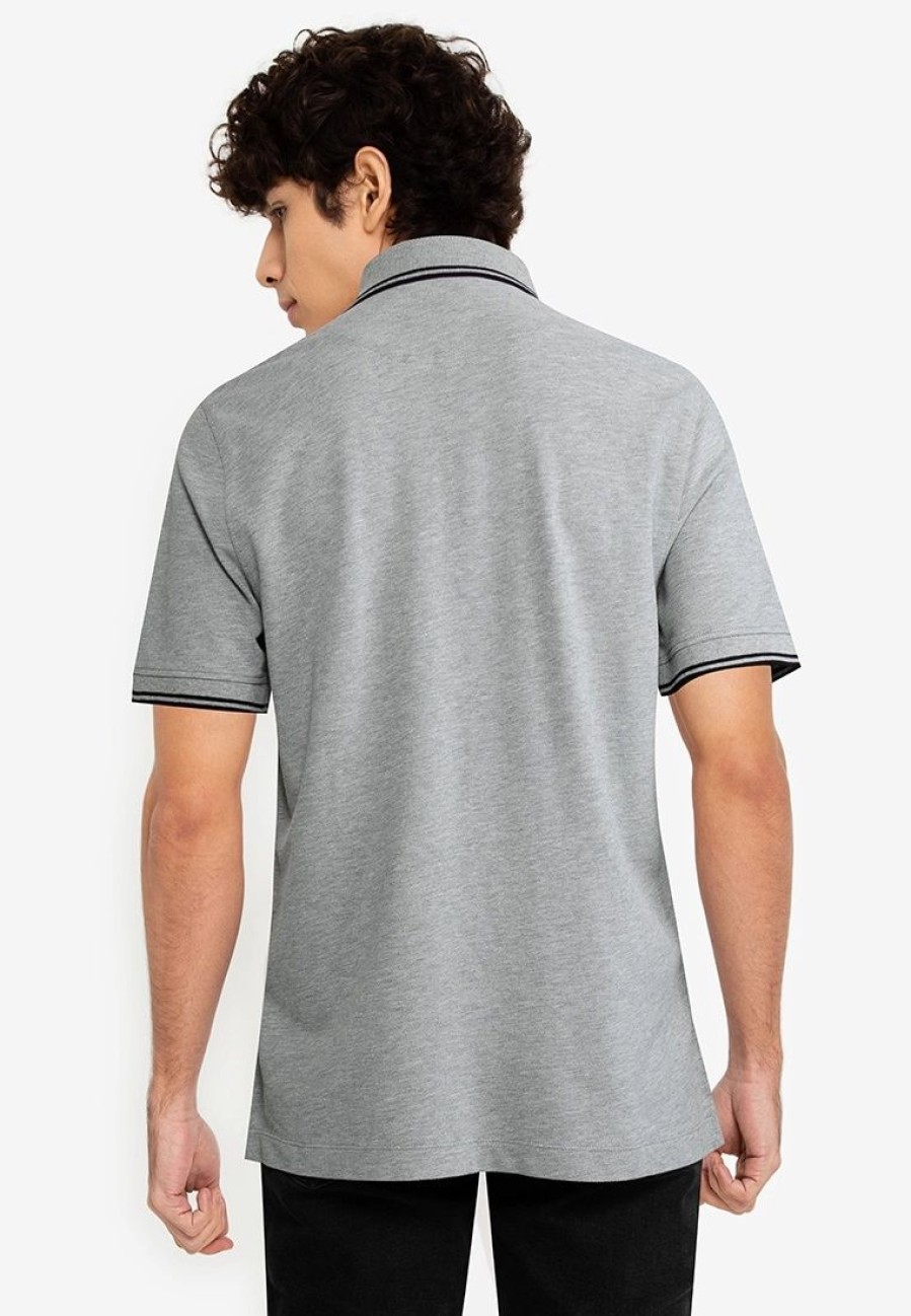 Men * | Banana Republic Tipped Pique Polo Shirt