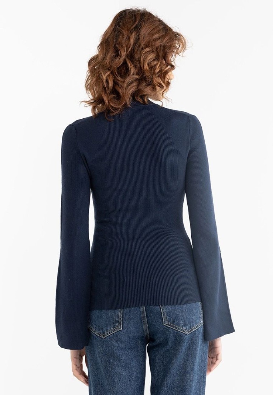 Women * | Banana Republic Flavia Mock-Neck Sweater