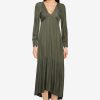 Women * | Banana Republic Flounce Hem Maxi Dress