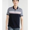 Men * | Banana Republic Stripe Lux Polo Shirt