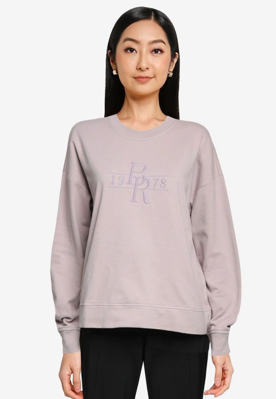 Women * | Banana Republic Long Sleeve 1978 Logo Sweatshirt