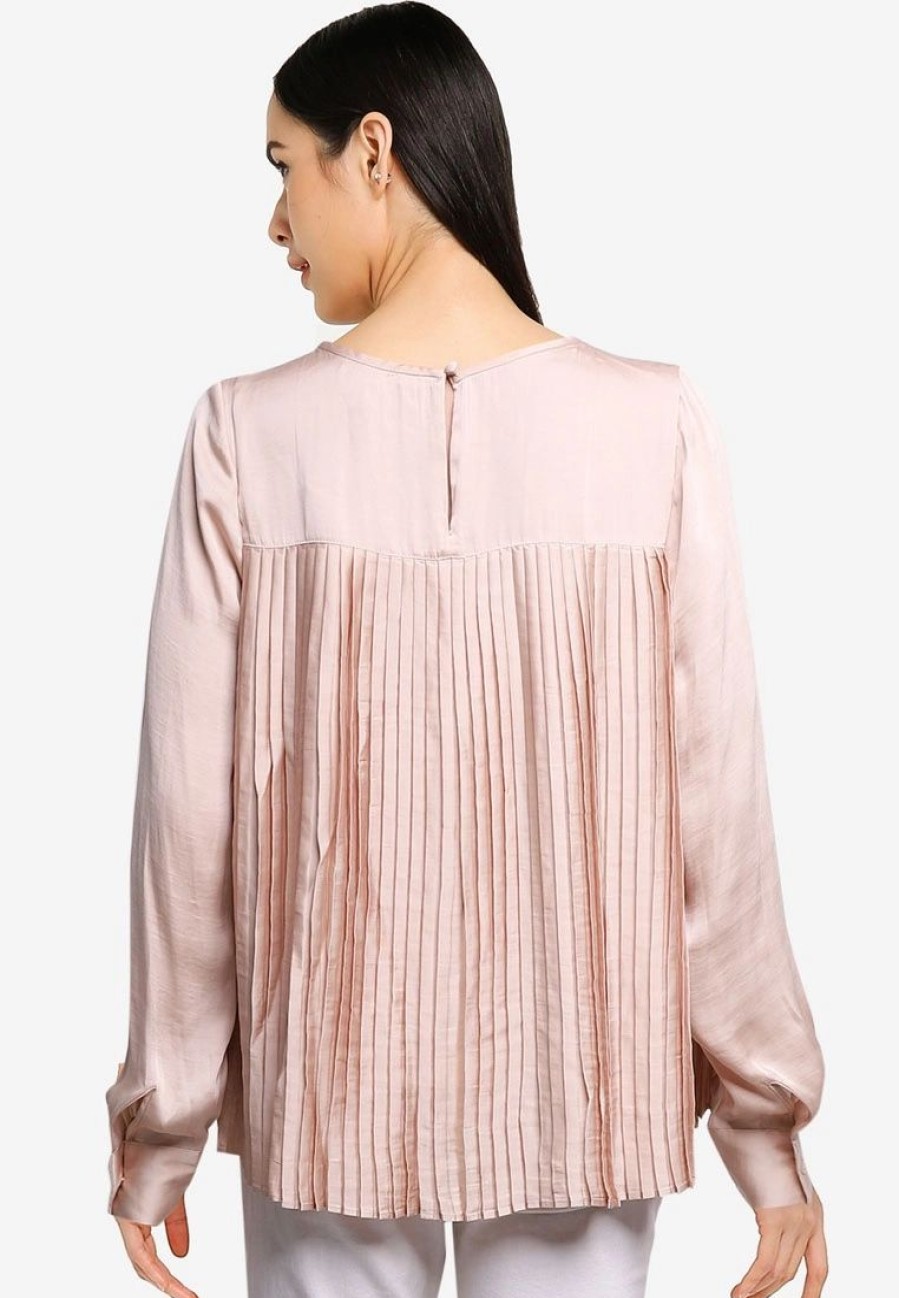 Women * | Banana Republic Pleated Blouse