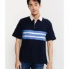 Men * | Banana Republic Chest Stripe Rugby Shirt