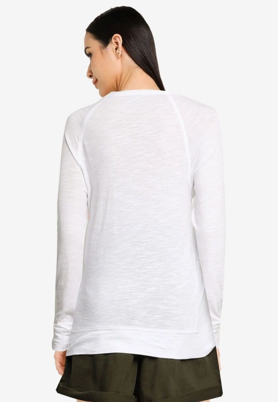 Women * | Banana Republic Slub Cotton-Modal Raglan T-Shirt