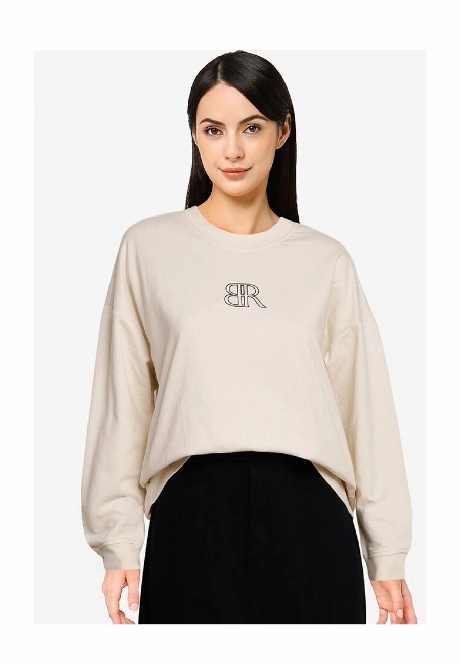 Women * | Banana Republic Center Logo Graphic Sweatshirt