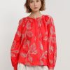 Women * | Banana Republic Ls All Over Embroidered Top