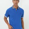 Men * | Banana Republic Relaxed Stripe Flatknit Pique Polo Shirt