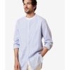 Men * | Banana Republic Poplin Banded Tunic Shirt