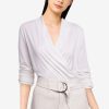 Women * | Banana Republic Tencel Wrap Top