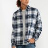 Men * | Banana Republic Flannel Shirt Jacket