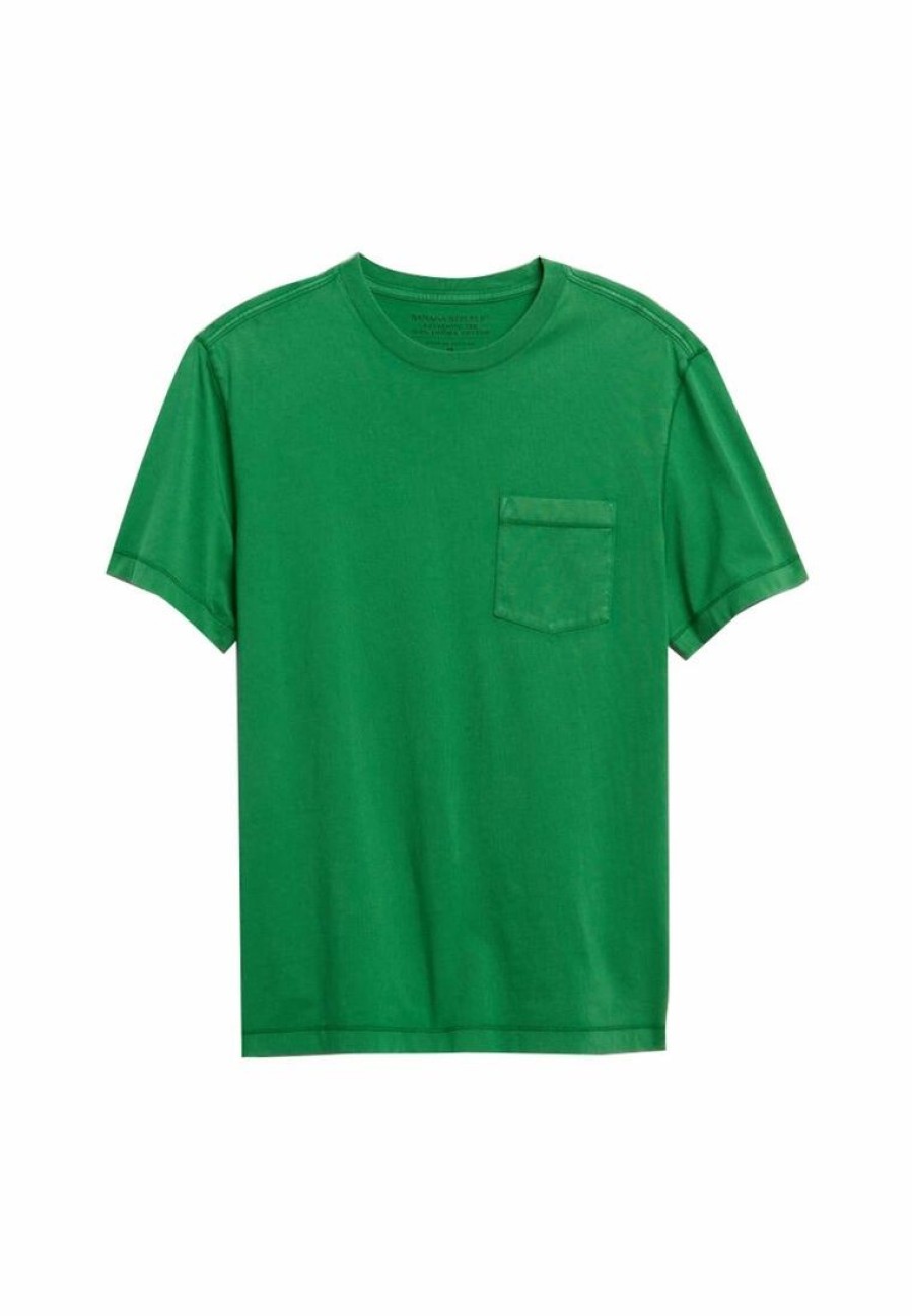 Men * | Banana Republic Authentic Garment Dye Pocket Tee