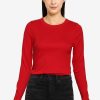 Women * | Banana Republic Ls Cotton Rib Crew