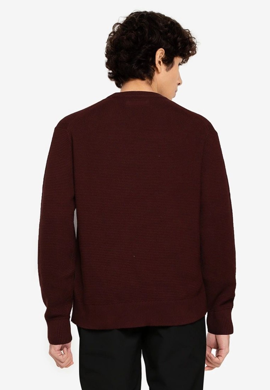 Men * | Banana Republic Organic Cotton Waffle-Knit Sweater