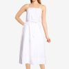 Women * | Banana Republic Gathered Ruffle A Line Maxi Poplin