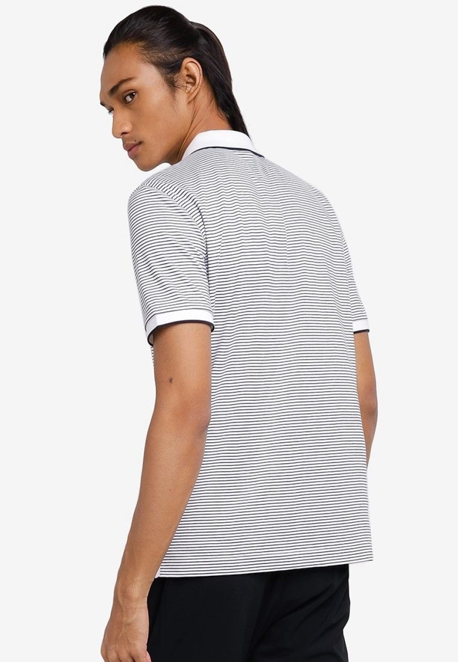 Men * | Banana Republic Performance Lux Stripe Polo