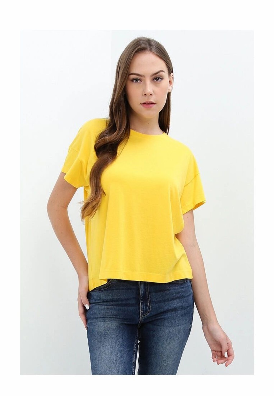 Women * | Banana Republic Ss Supima Boxy Boy Tee