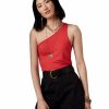 Women * | Banana Republic Ribbed One Shoulder Top